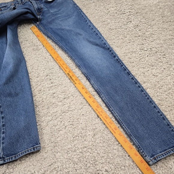 Levis 512 Jeans Mens 32x34 (Fits 30x32) Blue Slim Taper Fit Stretch Denim Modern - Picture 10 of 12